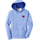 Mid-Fairfield Youth PosiCharge Electric Heather Fleece Hooded Pullover