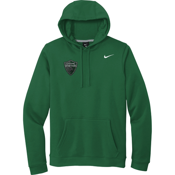 Lansing Spartans Nike Club Fleece Pullover Hoodie