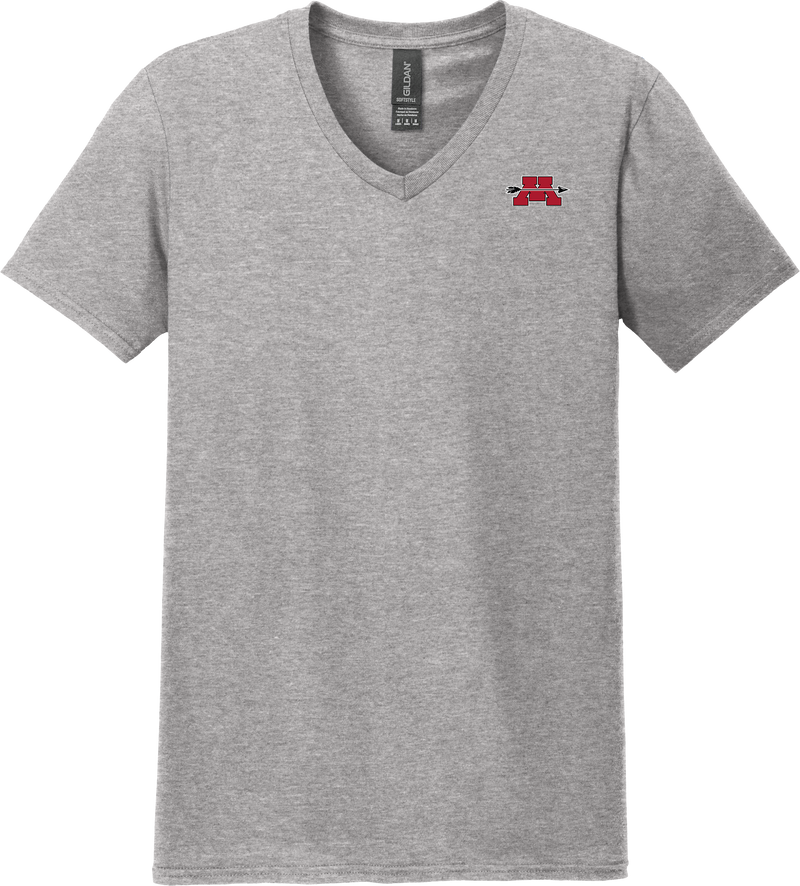 Mercer Arrows Softstyle V-Neck T-Shirt