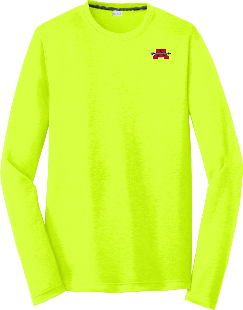 Mercer Arrows Long Sleeve PosiCharge Competitor Cotton Touch Tee