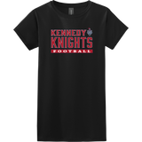 JFK Knights Football Softstyle Ladies' T-Shirt