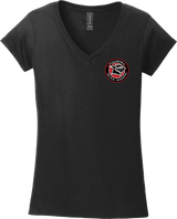Palmyra Black Knights Softstyle Ladies Fit V-Neck T-Shirt