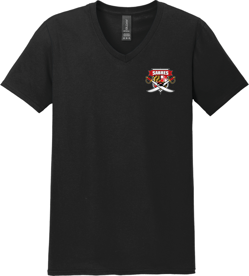 SOMD Sabres Softstyle V-Neck T-Shirt