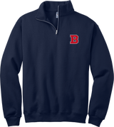 CT Bobcats NuBlend 1/4-Zip Cadet Collar Sweatshirt