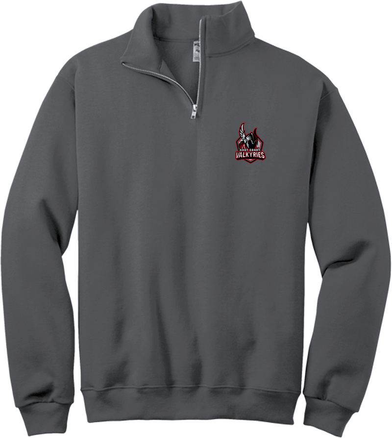 NJ Valkyries NuBlend 1/4-Zip Cadet Collar Sweatshirt