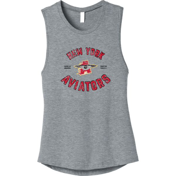 NY Aviators Womens Jersey Muscle Tank