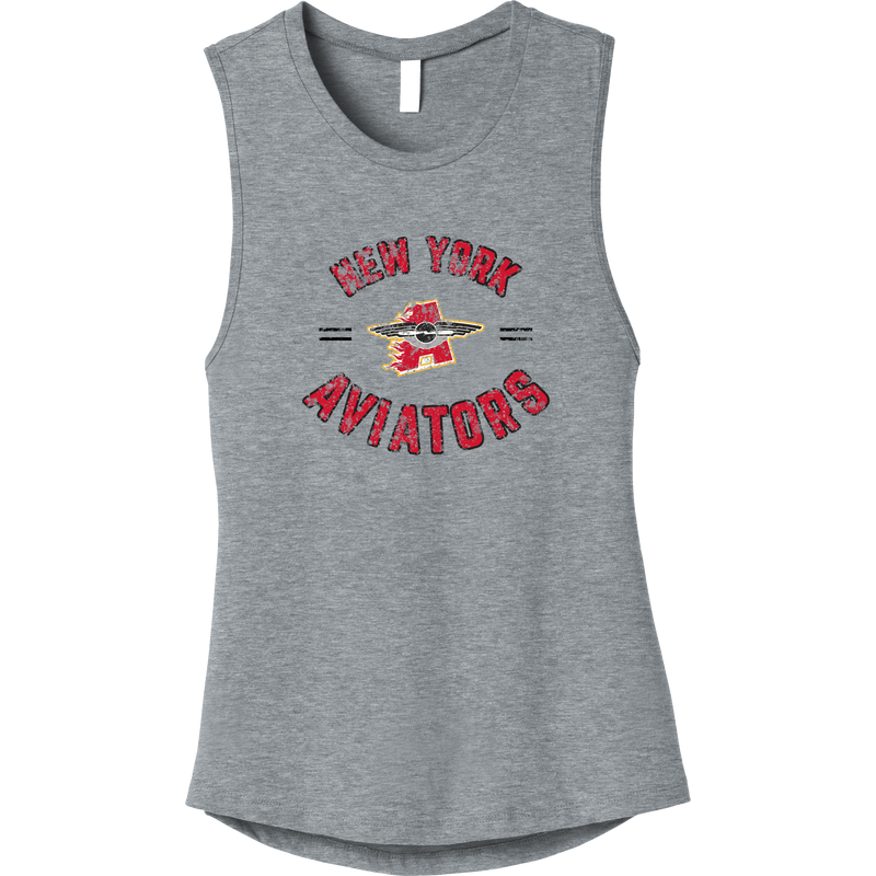 NY Aviators Womens Jersey Muscle Tank