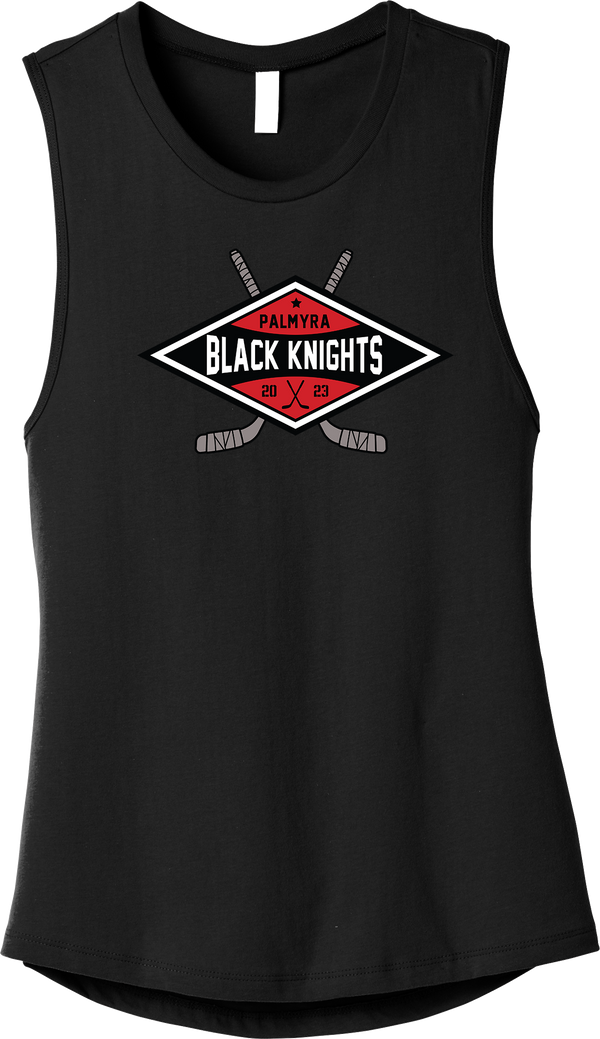 Palmyra Black Knights Womens Jersey Muscle Tank (D1838-FF)