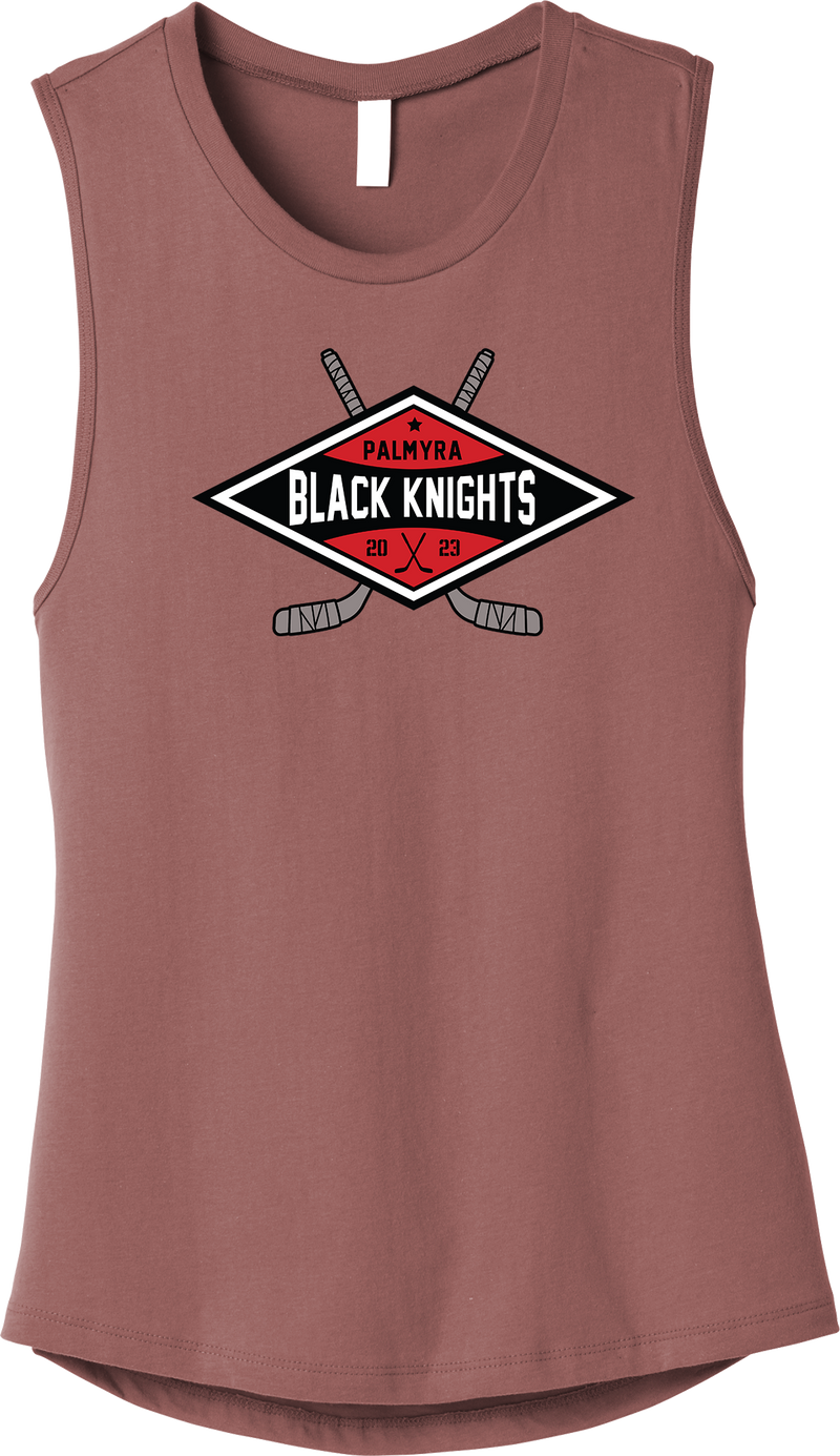 Palmyra Black Knights Womens Jersey Muscle Tank (D1838-FF)