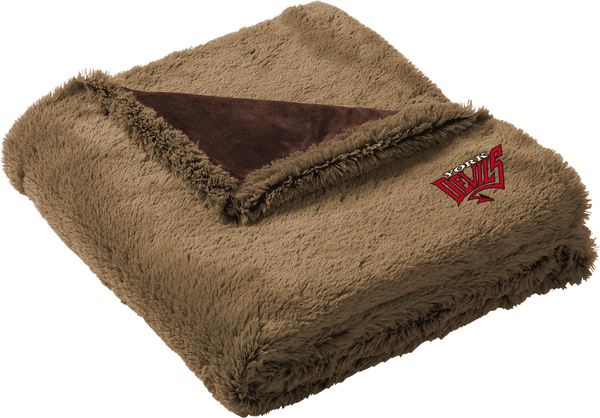 York Devils Faux Fur Blanket