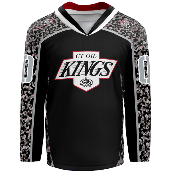 CT Oil Kings Adult Player Reversible Sublimated Jersey