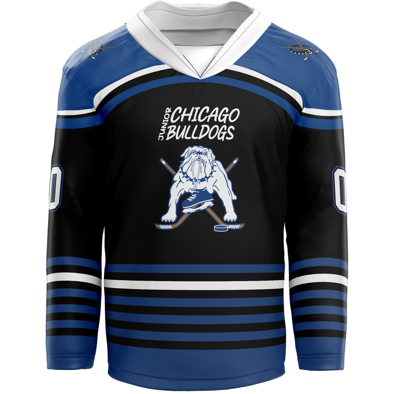 Chicago Jr. Bulldogs Mites Adult Player Sublimated Jersey