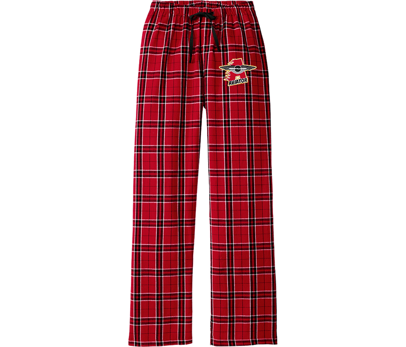 NY Aviators Women's Flannel Plaid Pant