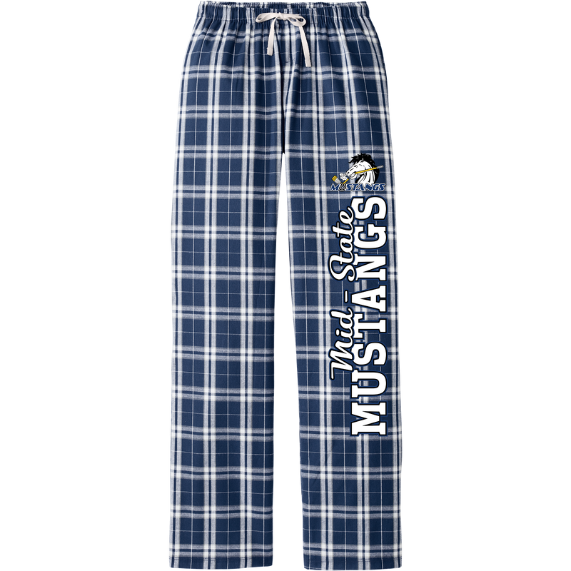 Mid-State Mustangs Women's Flannel Plaid Pant