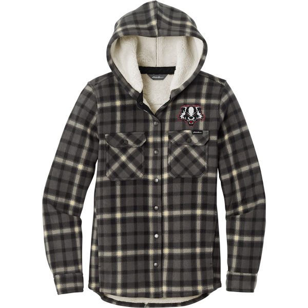 Scary Badgers Eddie Bauer Ladies Woodland Shirt Jac