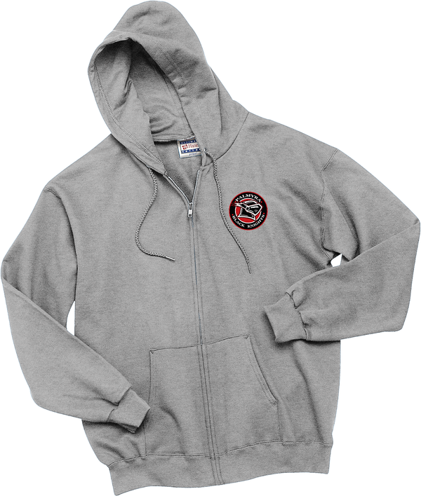 Palmyra Black Knights Ultimate Cotton - Full-Zip Hooded Sweatshirt (E1985-LC)