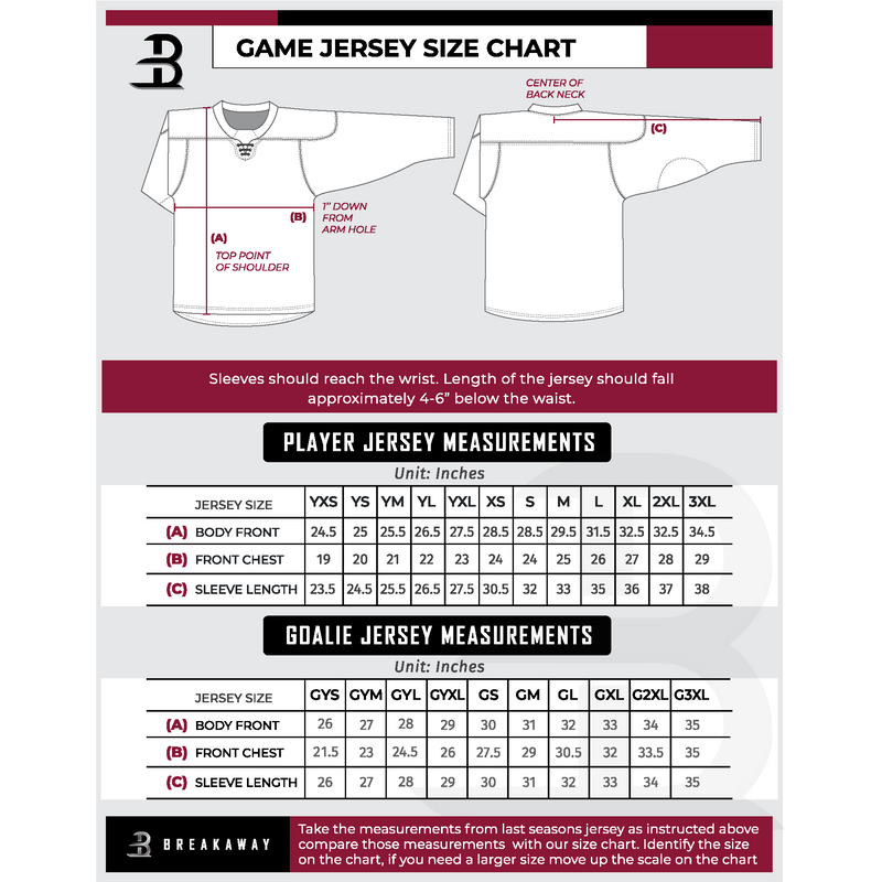 Jr. Mounties Goalie Jersey - White - Kit