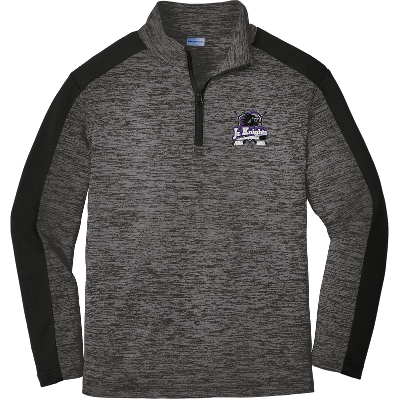 Old Bridge Jr. Knights Youth PosiCharge  Electric Heather Colorblock 1/4-Zip Pullover