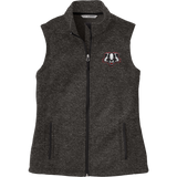 Scary Badgers Ladies Sweater Fleece Vest