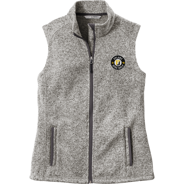 Upland Disc Golf Ladies Sweater Fleece Vest