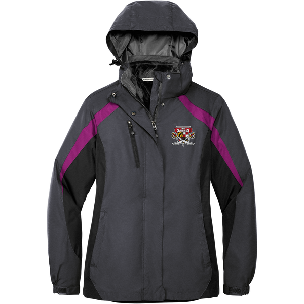 SOMD Lady Sabres Ladies Colorblock 3-in-1 Jacket