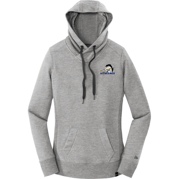 Mid-State Mustangs New Era Ladies French Terry Pullover Hoodie