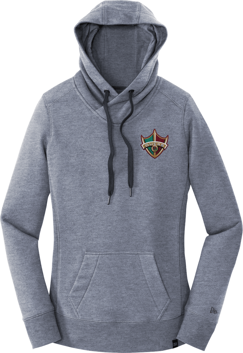 Delaware Ducks New Era Ladies French Terry Pullover Hoodie