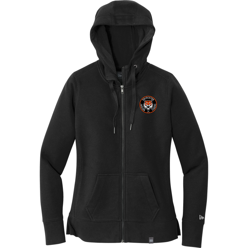 Princeton Jr. Tigers New Era Ladies French Terry Full-Zip Hoodie