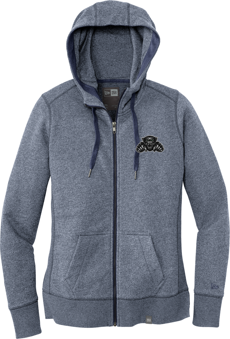 Igloo Jaguars New Era Ladies French Terry Full-Zip Hoodie