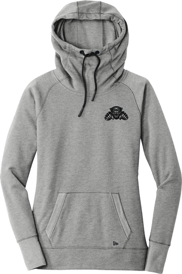 Igloo Jaguars New Era Ladies Tri-Blend Fleece Pullover Hoodie