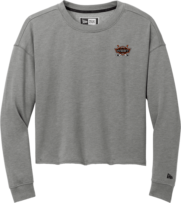 Orange County West New Era Ladies Tri-Blend Fleece Crop Crew