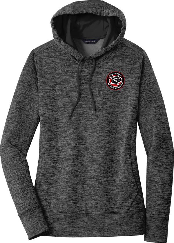 Palmyra Black Knights Ladies PosiCharge Electric Heather Fleece Hooded Pullover (E1985-LC)