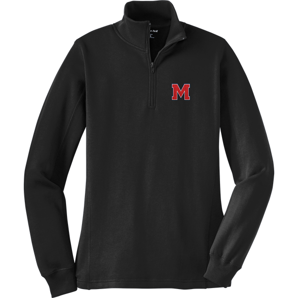 Mount St. Charles Ladies 1/4-Zip Sweatshirt