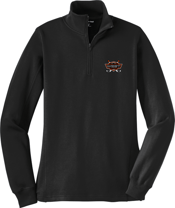 Orange County West Ladies 1/4-Zip Sweatshirt