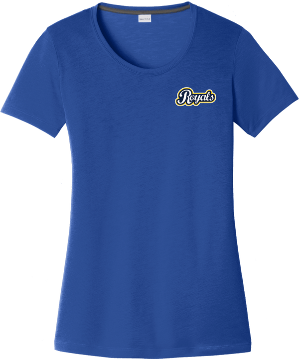 Royals Hockey Club Ladies PosiCharge Competitor Cotton Touch Scoop Neck Tee