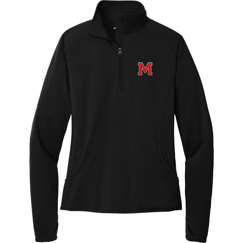 Mount St. Charles Ladies Sport-Wick Stretch 1/4-Zip Pullover