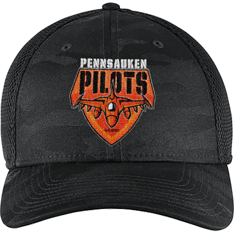 Pennsauken Pilots New Era Tonal Camo Stretch Tech Mesh Cap