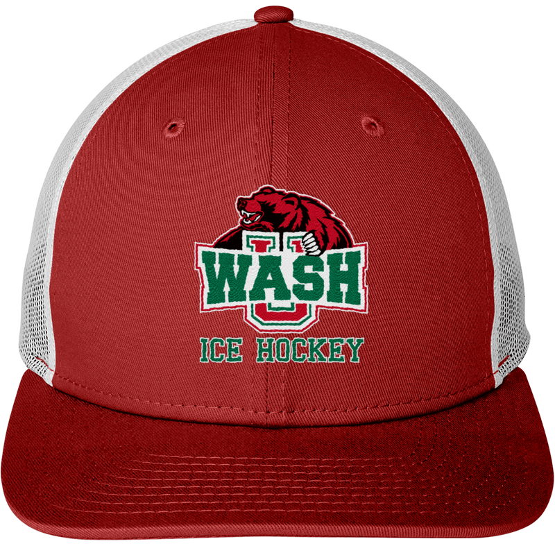 Wash U New Era Snapback Low Profile Trucker Cap