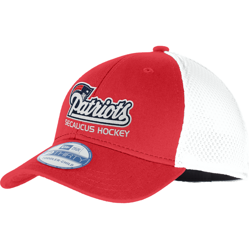 Secaucus Patriots New Era Youth Stretch Mesh Cap