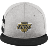 Skylands Kings New Era Shadow Heather Striped Flat Bill Snapback Cap