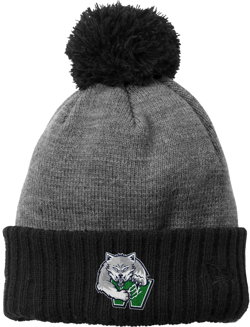 Woodbridge Wolfpack New Era Colorblock Cuffed Beanie