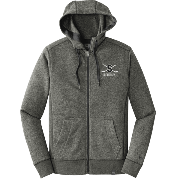 Midd South Hockey New Era French Terry Full-Zip Hoodie