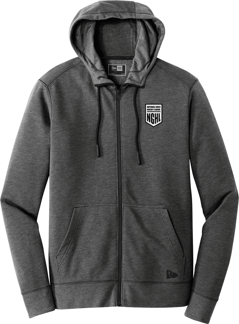 NGHL New Era Tri-Blend Fleece Full-Zip Hoodie