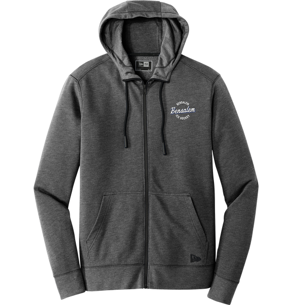 Bensalem New Era Tri-Blend Fleece Full-Zip Hoodie