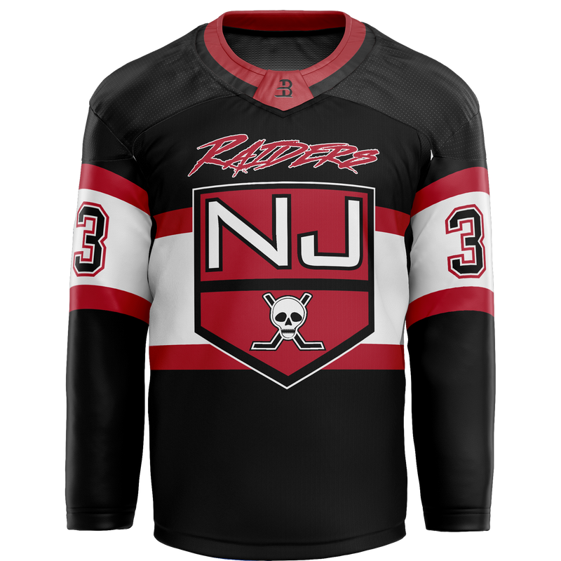 NJ Raiders Adult Player Reversible Sublimated Jersey