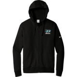 Boca Barracudas Nike Club Fleece Sleeve Swoosh Full-Zip Hoodie