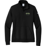 HVM Bulldogs Nike Women's Club Fleece Sleeve Swoosh 1/2-Zip