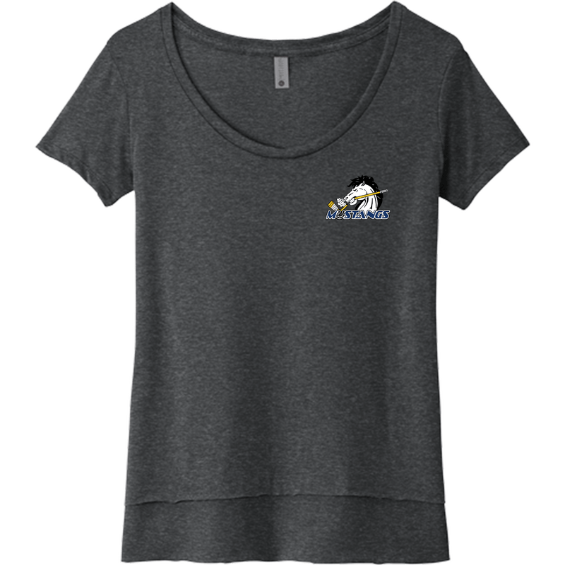 Mid-State Mustangs Womens Festival Scoop Neck Tee