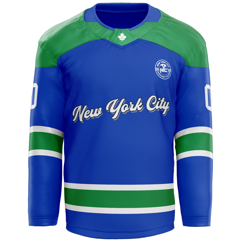 NYC Hockey Club Adult Goalie Cut and Sew Jersey