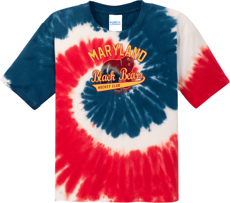 Maryland Black Bears Youth Tie-Dye Tee